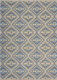 LR Home Aurora 81535 Blue Cream Rug