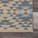 LR Home Aurora 81535 Blue Cream Rug