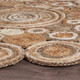 LR Home Boutique Jute 12039 Brown Multi Rug