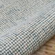 LR Home Criss Cross 82202 Teal Cream Rug