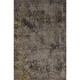LR Home Impulse 81853 Dovetail Gray Ash Black Gold Rug
