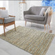 LR Home Natural Fiber 03314 Tan Teal Gray Rug