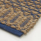 LR Home Natural Fiber 03388 Tan Blue Rug