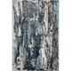 LR Home Revolution 81802 Navy Blue Gray White Rug