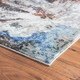LR Home Revolution 81803 Rust Blue Gray White Rug
