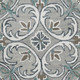 LR Home Sinuous 54152 Taupe Gray Blue Rug
