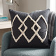 LR Home Avant-garde 07542 Black Natural Pillow