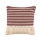 LR Home Cape Cod 07316 Maroon Black Pillow