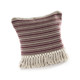 LR Home Cape Cod 07316 Maroon Black Pillow