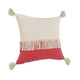LR Home Carnival 07662 Raspberry Off-White Pillow