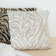LR Home Cosmopolitan 08568 Ivory Silver Pillow