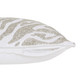 LR Home Cosmopolitan 08568 Ivory Silver Pillow