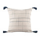 LR Home Denver 08205 Ivory Blue Pillow