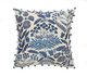 LR Home Dynasty 07507 White Navy Pillow