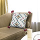 LR Home El Paso 07573 White Burgundy Tan Teal Pillow