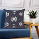 LR Home El Paso 07796 Navy White Pillow