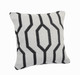LR Home Elemental 07548 Black White Pillow