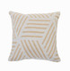 LR Home Elemental 07551 Tan White Pillow