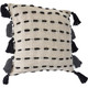 LR Home Elevate 07436 Black Cream Pillow
