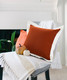 LR Home Empire 07727 Cinnamon White Pillow