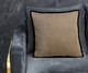 LR Home Estate 08153 Tan Black Pillow