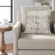 LR Home Groove 08245 White Blue Pillow