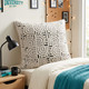 LR Home Groove 08245 White Blue Pillow