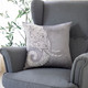 LR Home Harlow 08318 Gray Silver Pillow