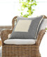 LR Home Riviera 07700 Gray Cream Pillow