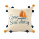 LR Home Seabrook 07972 Navy Orange Pillow
