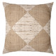 LR Home Silk Linen 08684 Natural Beige Pillow