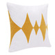 LR Home Stacy Garcia 08432 Ochre White Pillow