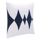 LR Home Stacy Garcia 08434 Ocean Blue White Pillow