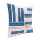 LR Home Stacy Garcia 08454 Teal Ivory Pillow