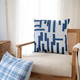 LR Home Stacy Garcia 08651 Blue Ivory Pillow