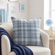 LR Home Stacy Garcia 08668 Blue Pillow