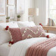 LR Home Zeal 07705 Heute Red Cream Pillow