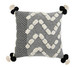 LR Home Zeal 07707 Black Gray Cream Pillow