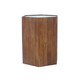 LR Home Sylvia 03817 Brown  White Side Table