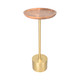 LR Home Martini 46262 Brown Gold Drink Table