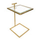 LR Home Martini 46258 Gold White Side Table
