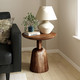 LR Home Caribou 46126 Brown Side Table
