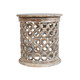LR Home Stella 02808 Whitewashed Brown Side Table