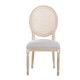 LR Home Eclipse 03944 Whitewash Beige Dining Chair