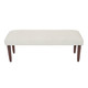 LR Home Anastasia 46327 Cream Accent Bench