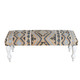 LR Home Grayson 3133 Brown Blue Accent Bench