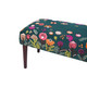 LR Home Matilda 46338 Green Multi Accent Bench
