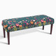 LR Home Matilda 46338 Green Multi Accent Bench