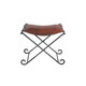 LR Home Anne 35003 Brown Black Stool