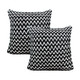 LR Home Jolie 07742 Black White Pillow